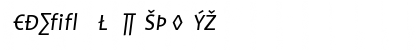 ProfileXP Regular Italic Font