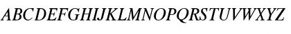 Roman Italic Font