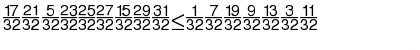 SansFractionsVertical Plain Font