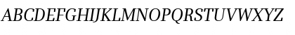 Siemens Serif Italic Font