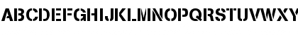 Stencilia-A Regular Font