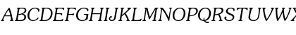 SueVermeer4 LightItalicSH Font