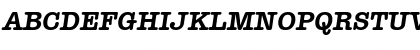 TypewriterSerial BoldItalic Font