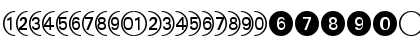 DecoNumbers LH Circle Regular Font