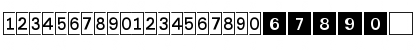 DecoNumbers LH Square Regular Font