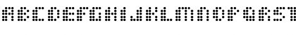 Dot Short of a Matrix Regular Font