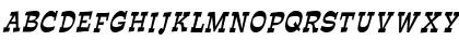 Expose Condensed Italic Font