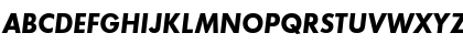 FuturaTEE Bold Italic Font