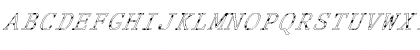 FZ DIGITAL 1 SPOTTED ITALIC Normal Font
