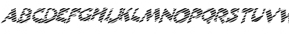 FZ JAZZY 11 STRIPED ITALIC Normal Font