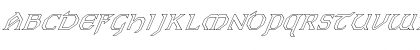 FZ JAZZY 31 HOLLOW ITALIC Normal Font