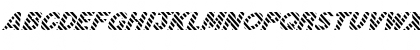 FZ JAZZY 36 STRIPED ITALIC Normal Font