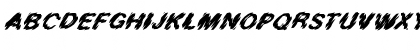 FZ UNIQUE 20 MANGLED ITALIC Normal Font