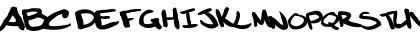 handwriting of JMS test Regular Font