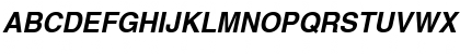 Helvetica LT Bold Italic Font
