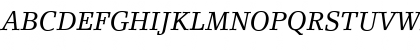 LinoLetter RomanOsF Italic Font