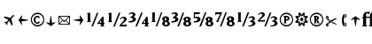 MatrixBoldFractions Bold Font