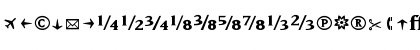 MatrixFractions Bold Font