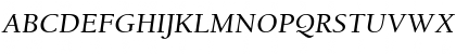 BergmannOldStyleMedium RegularItalic Font