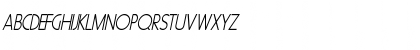 Metro-Condensed Bold Italic Font