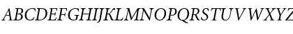 Miniature Italic Font