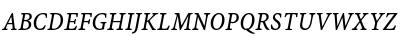 Minion Web Pro Italic Font