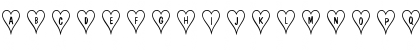 101! Poker Face  HeartZ Regular Font