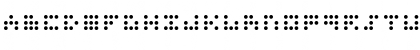3x3 dots Regular Font