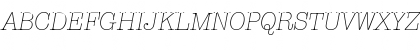 AmTypewriterITCTT LightItalic Font