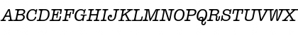AmTypewriterMdITCTT Italic Font