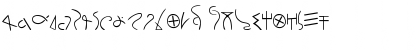 Anti-Life_Runes Bold Font