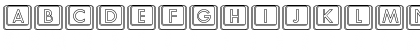 Keyboard KeysHo Hollow Regular Font