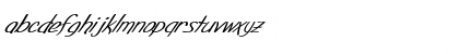 SF Foxboro Script Extended Italic Font