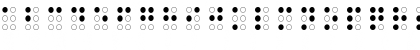 Braille Outline Regular Font