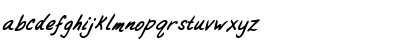 BrandysHand Bold Italic Font