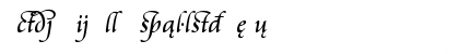 Cataneo Regular Extension Font