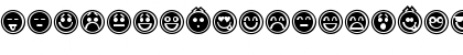 Emoticons Outline Regular Font