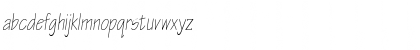EskizTwo-CondensedLightOblique Regular Font