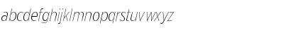 Gotham XNarrow Thin Italic Font