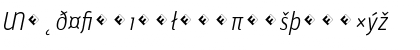 Unit-LightItalicExpert Regular Font