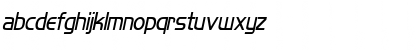 Orbit-Condensed Italic Font