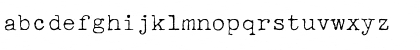 VTypewriter Regular Font