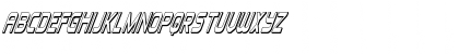 Blizzard Shaft 3D Super-Italic Regular Font