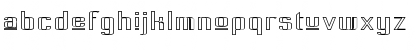 Pecot Upper Outline Regular Font