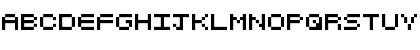 Pixelated Regular Font