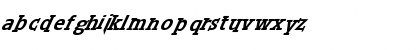 ShirtLettersItalicsMax Regular Font