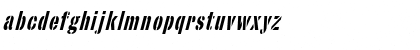 StencilSansCondensed Italic Font