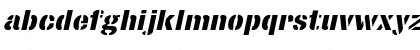 StencilSetExtended Oblique Font