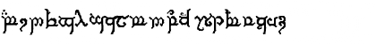 Tengwar Marzabul Regular Font