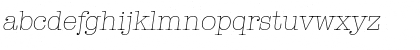 TypewriterSerial-Xlight Italic Font